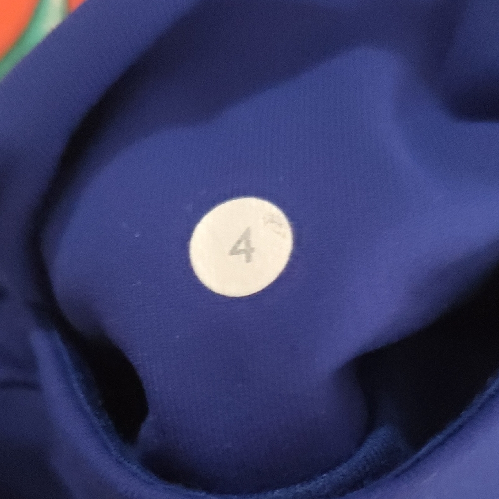 lululemon athletica Blue Free Flow crop Leggings Size 4 - Picture 4 of 5